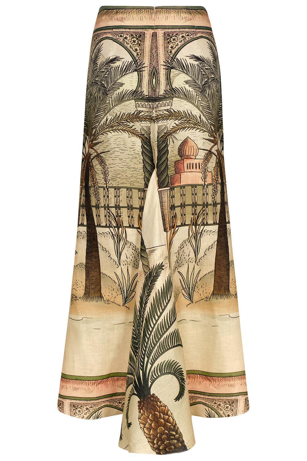 Muralla Del Sol Skirt-ECGRNSAN-2-CLOTHINGSKIRTMAXI-JOHANNA ORTIZ