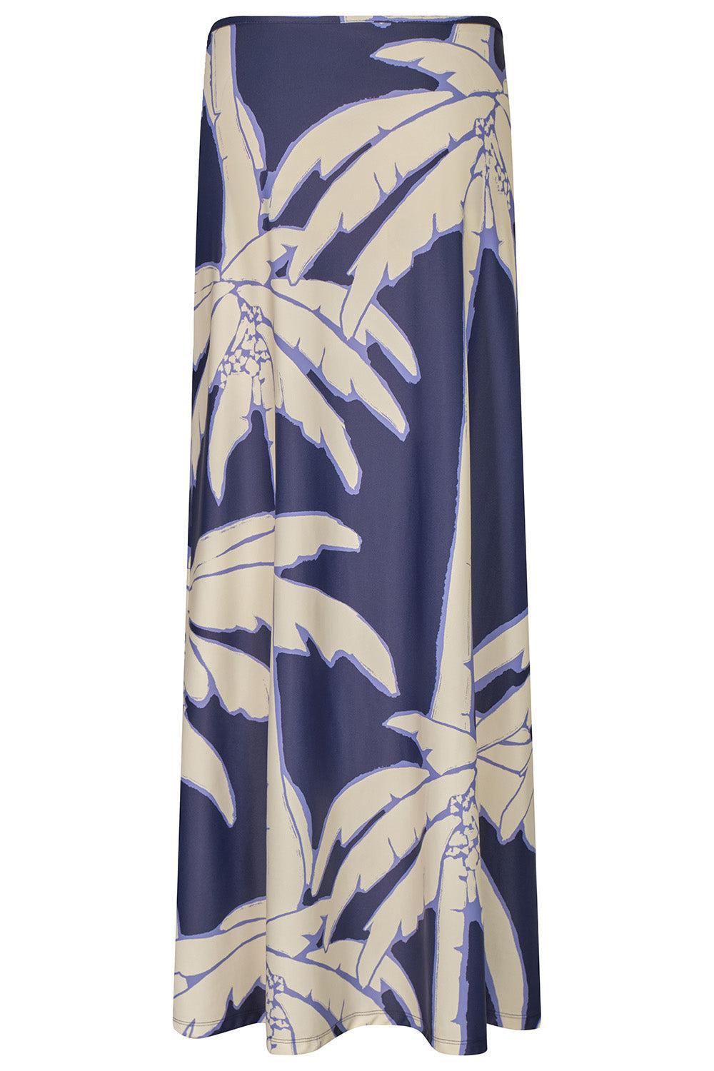 Breath Of Life Skirt-BLU/ECRU-2-CLOTHINGSKIRTMIDI-JOHANNA ORTIZ