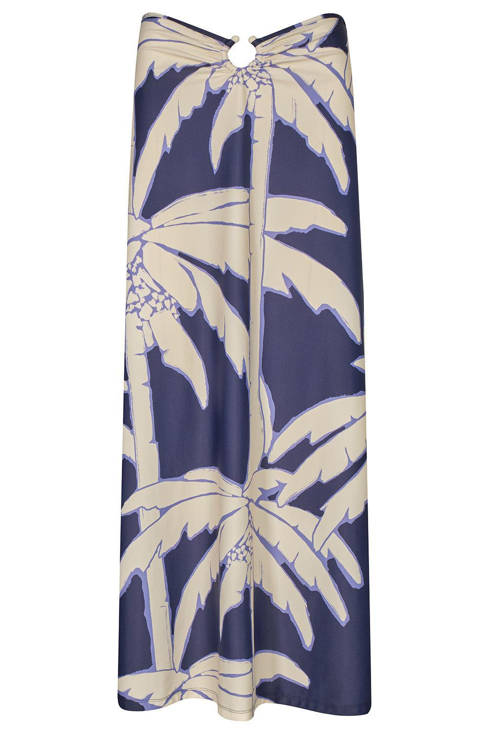 Breath Of Life Skirt-BLU/ECRU-2-CLOTHINGSKIRTMIDI-JOHANNA ORTIZ