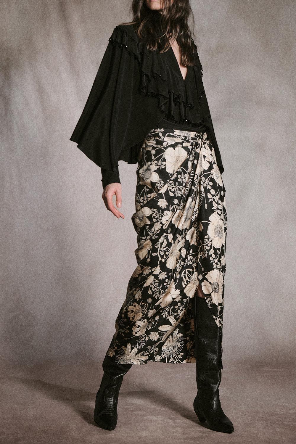 Silent Tension Skirt-FLORAL-2-CLOTHINGSKIRTMIDI-JOHANNA ORTIZ
