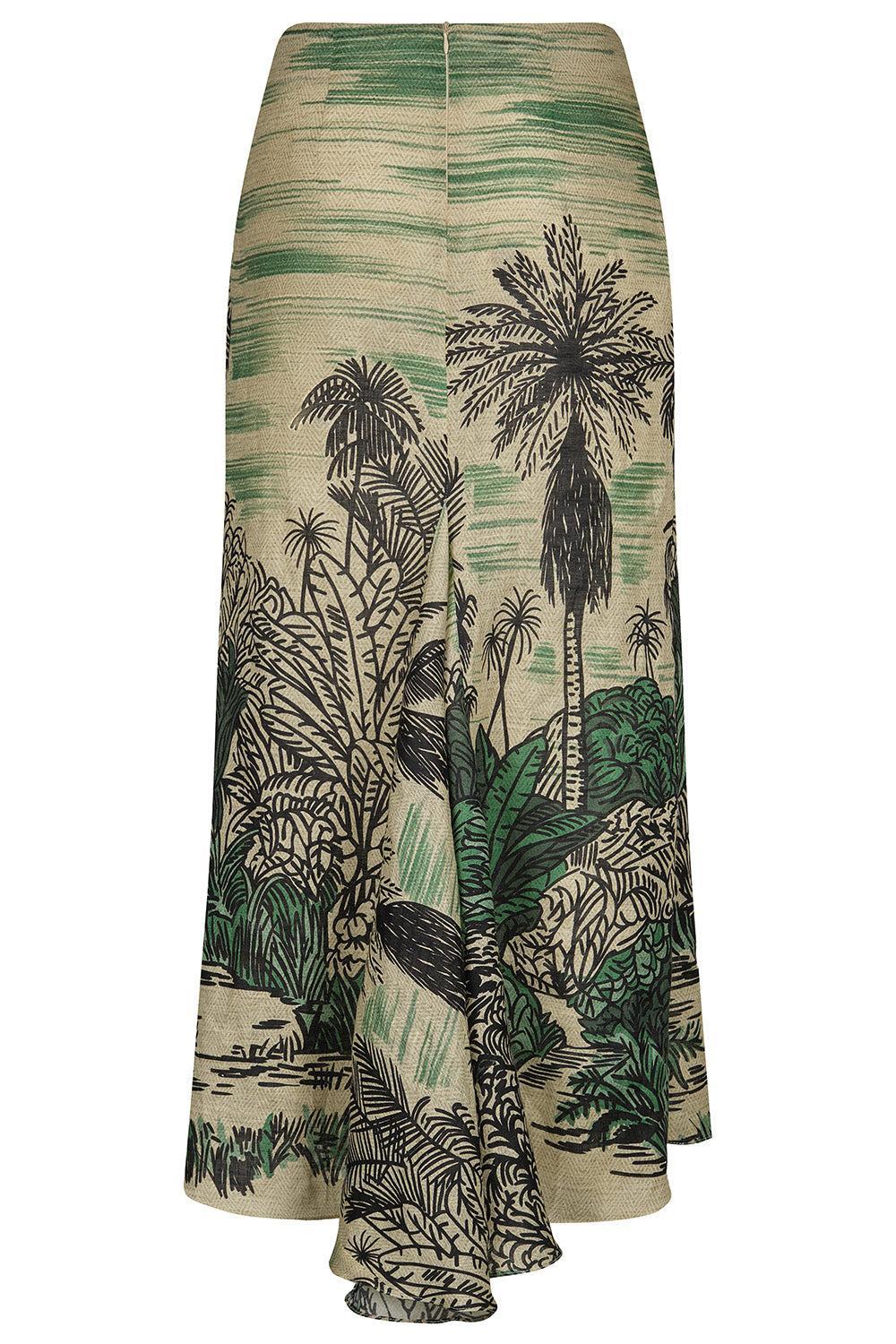  Muralla Del Sol Ankle Skirt-NOVELTY-4-CLOTHINGSKIRTMIDI-JOHANNA ORTIZ 