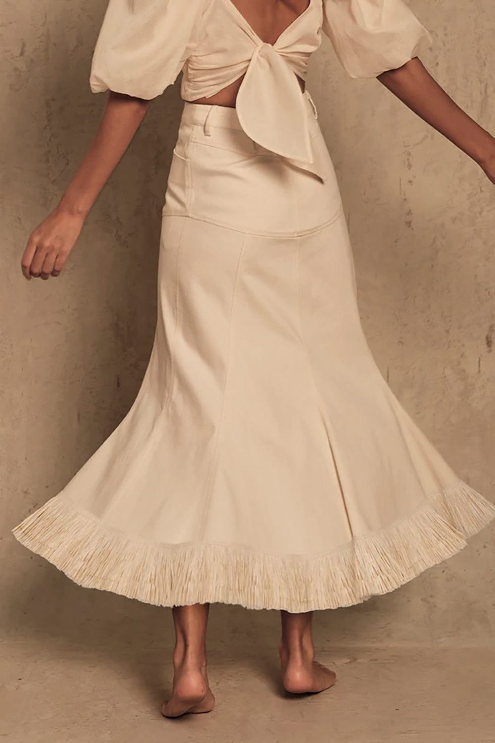 JOHANNA ORTIZ-Farol Midi Skirt-