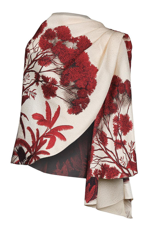 Ocean Of Secrets Cape-CREAM-2-CLOTHINGTOPBLOUSE-JOHANNA ORTIZ