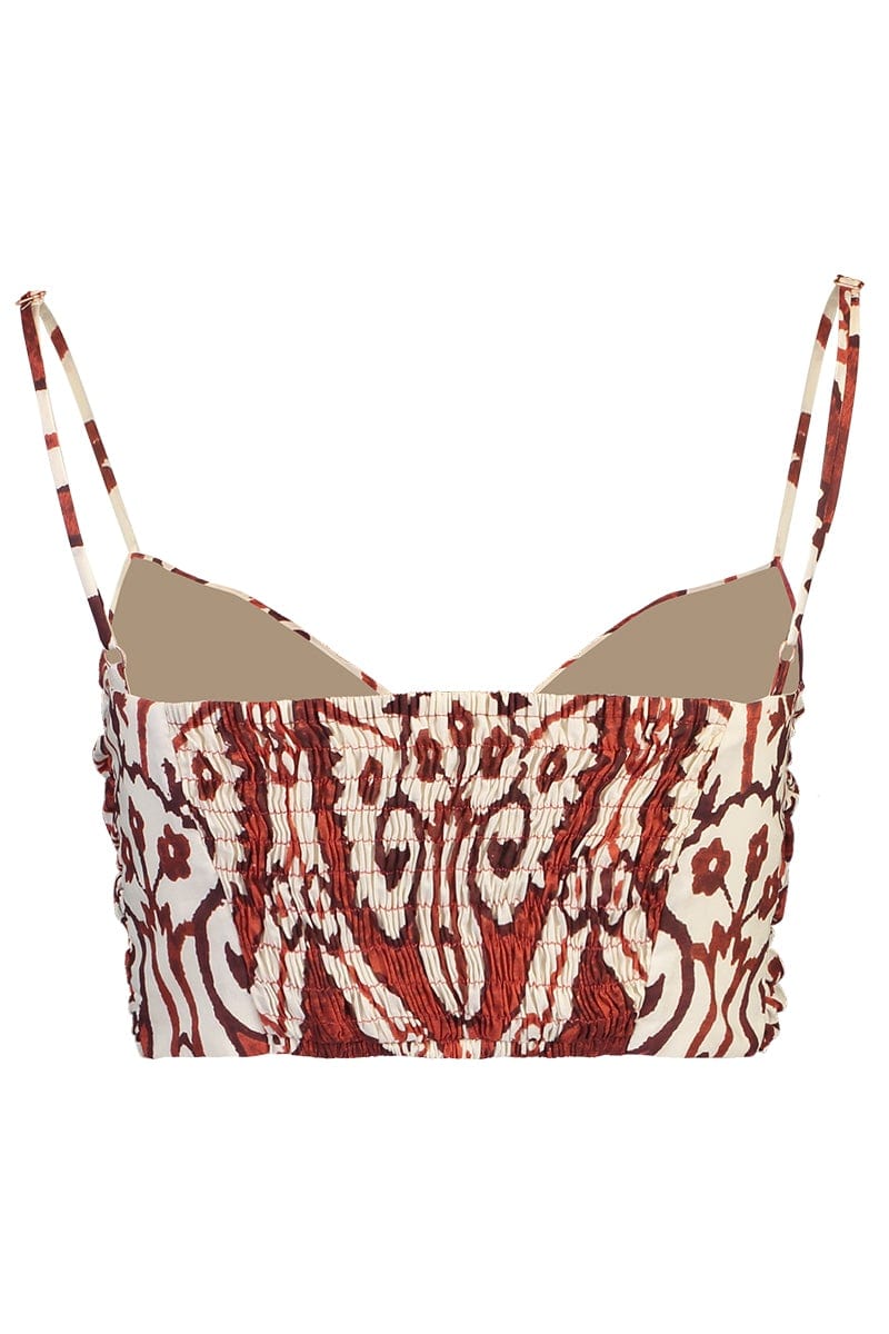 JOHANNA ORTIZ-Bandana Flair Crop Top-