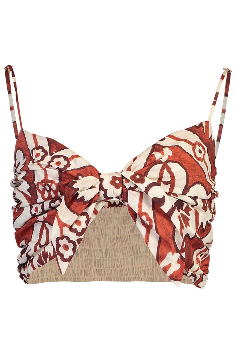 JOHANNA ORTIZ-Bandana Flair Crop Top-