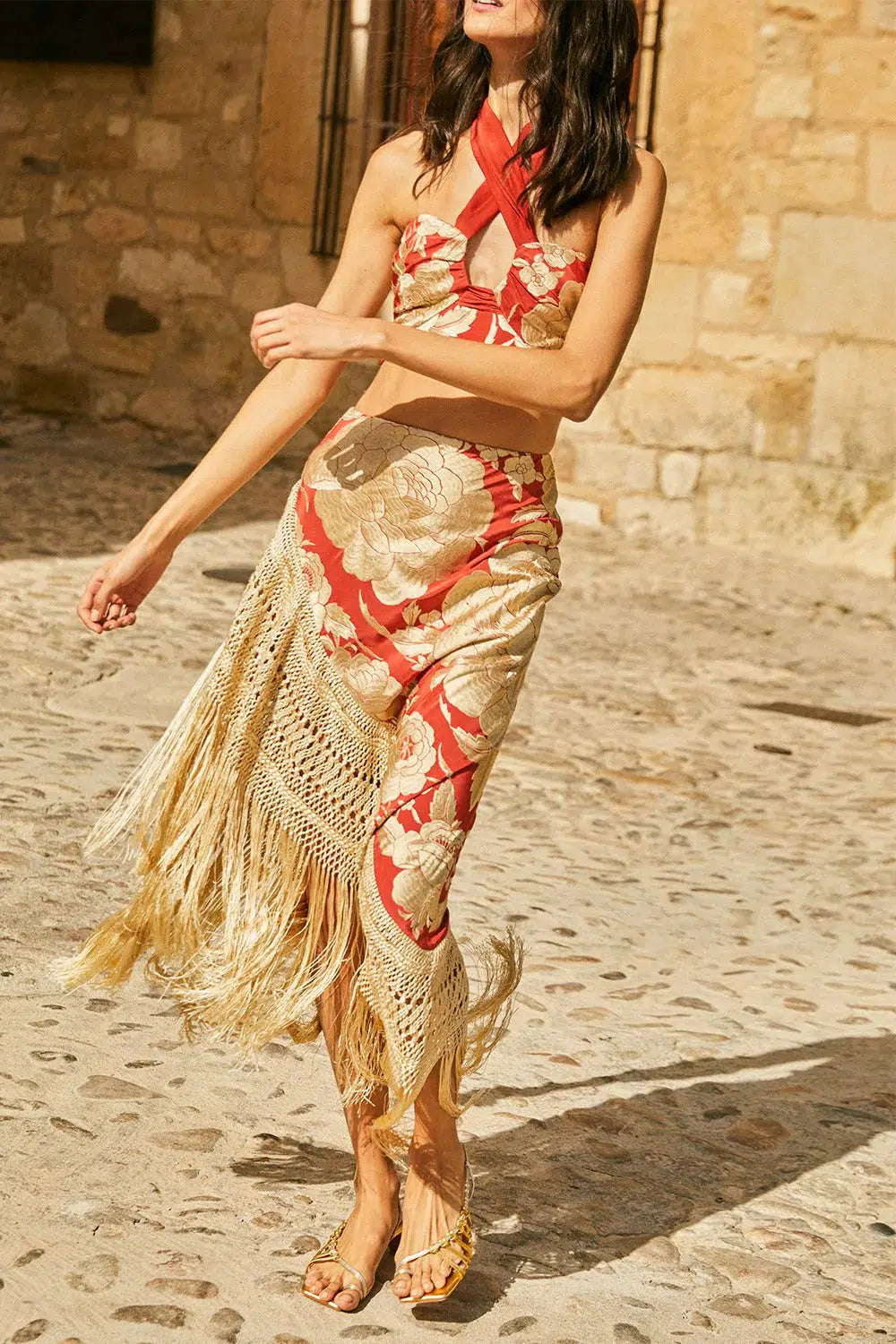 JOHANNA ORTIZ-Sol Ardiente Crop Top-