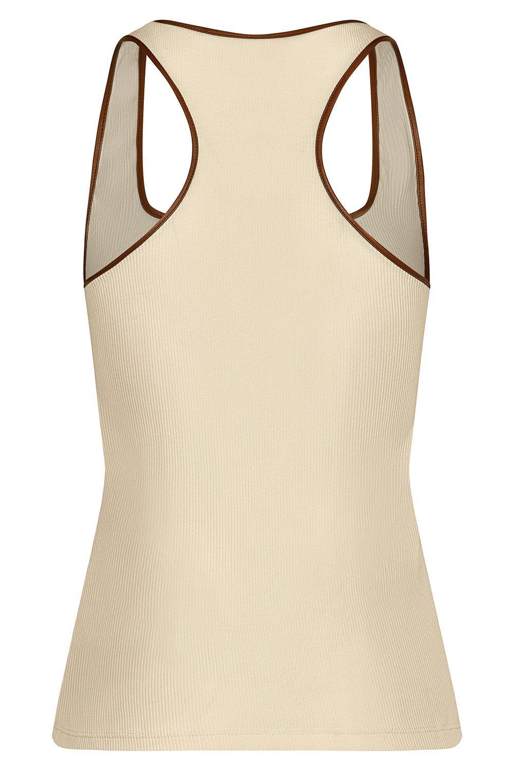  Reinvention T-Shirt-CREAM-XS-CLOTHINGTOPTANK-JOHANNA ORTIZ 