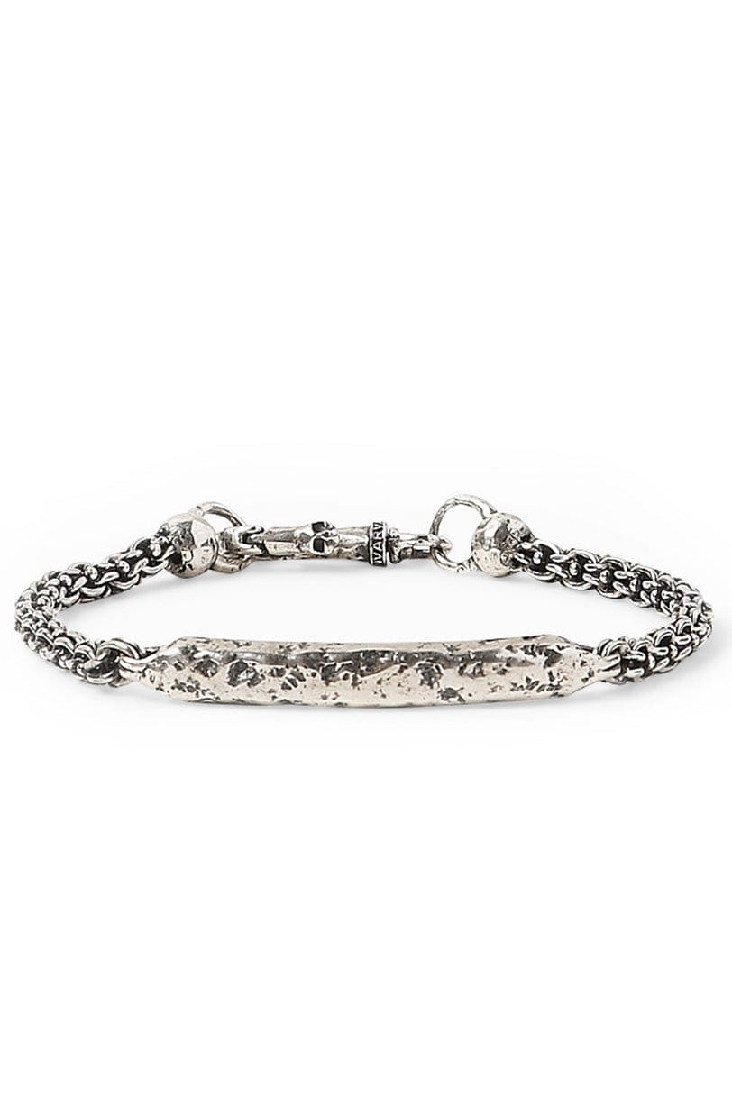 JOHN VARVATOS-Artisan ID Bracelet-SILVER