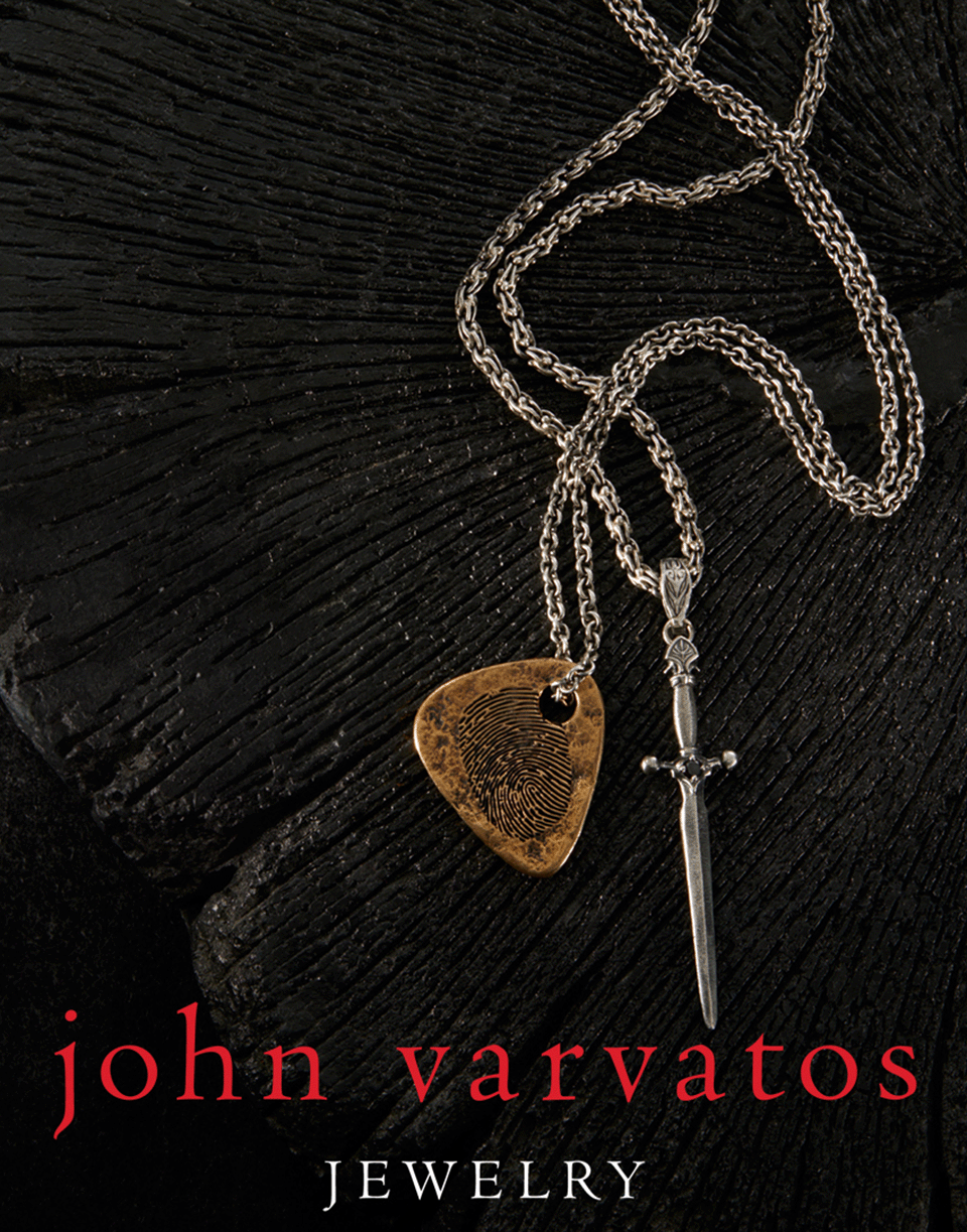 JOHN VARVATOS-Silver Woven Chain Necklace-SILVER