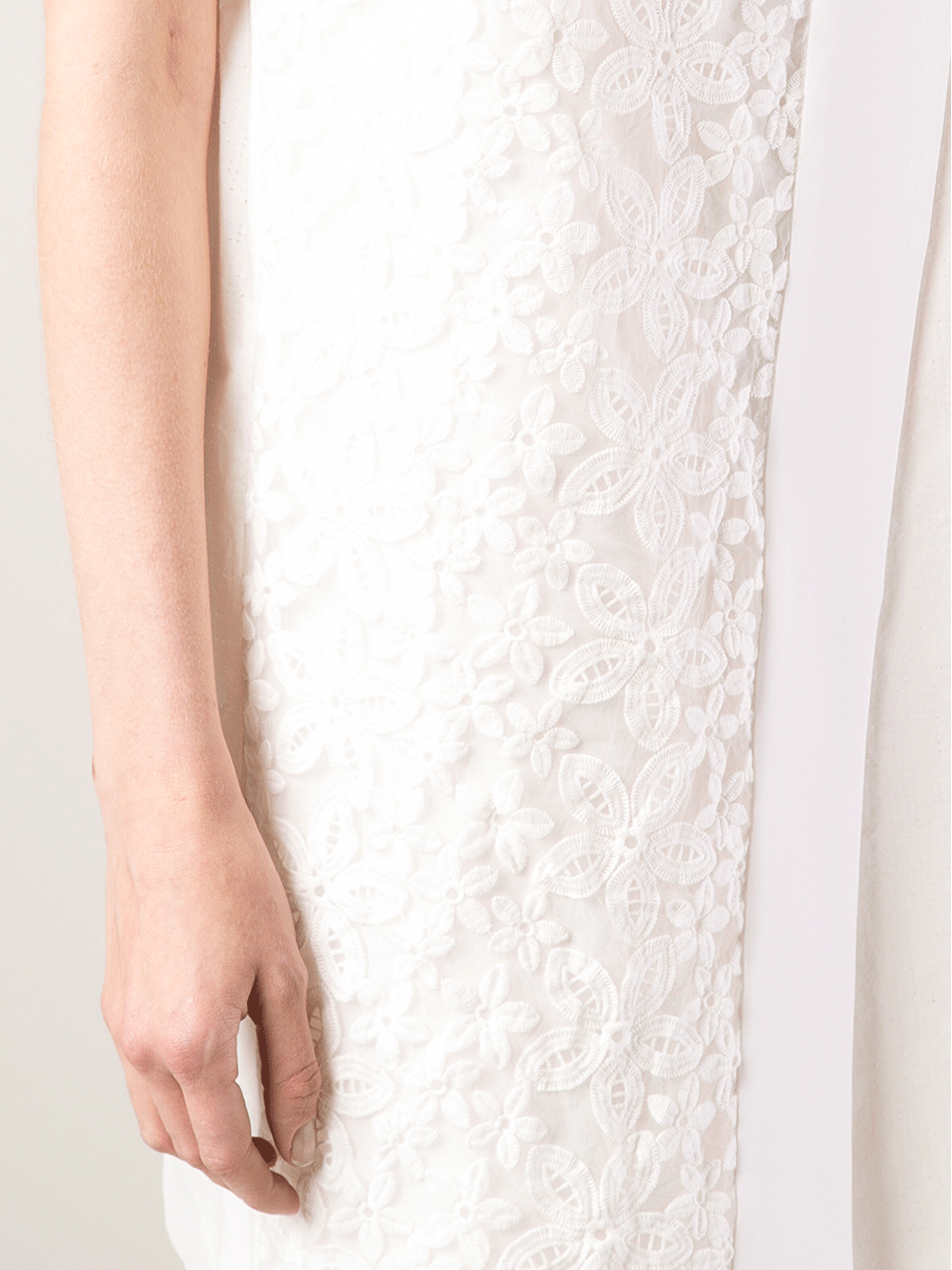 JOSEPH LIMITED-Perforated Cotton Dress-