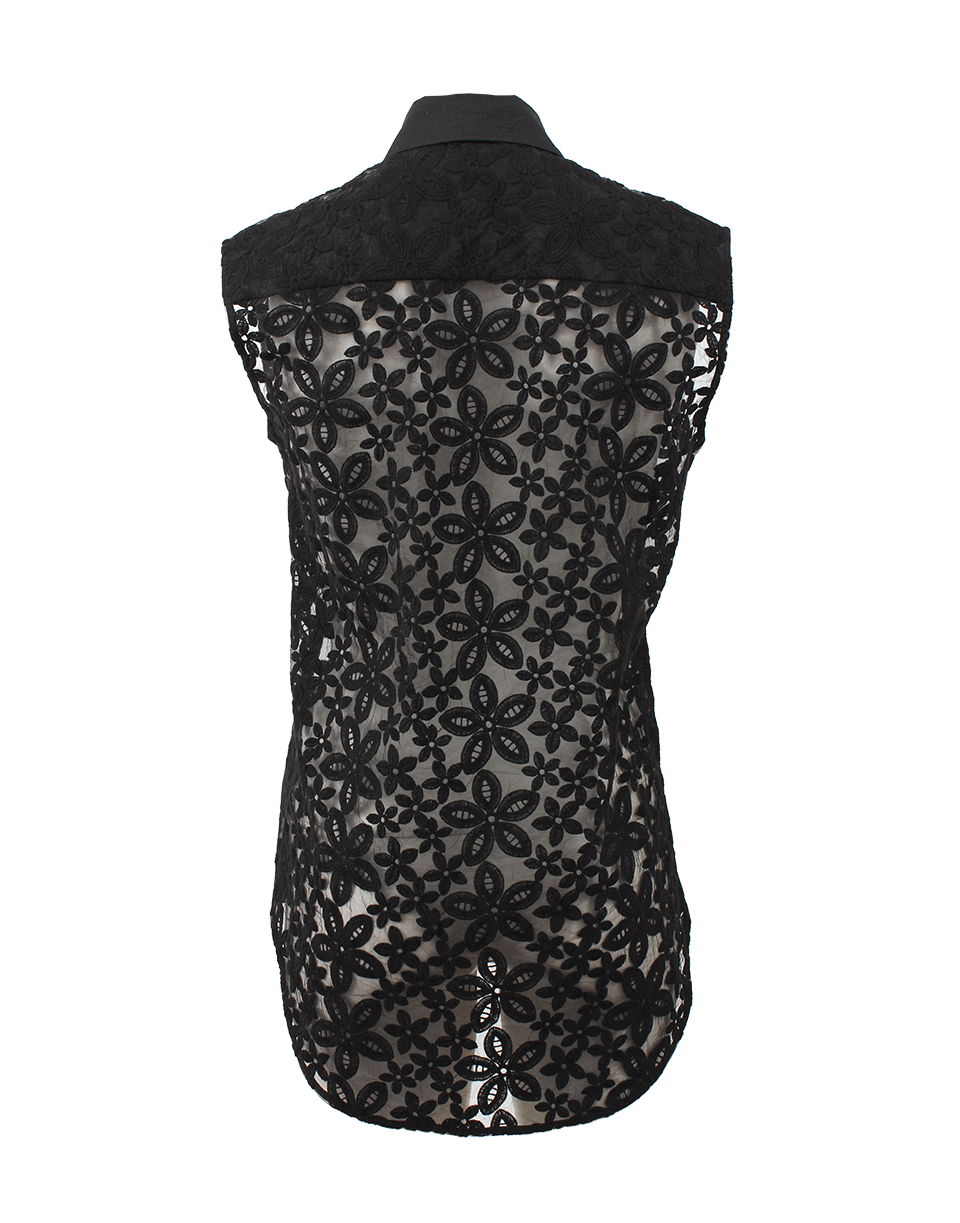 JOSEPH LIMITED-Perforated Cotton Top-