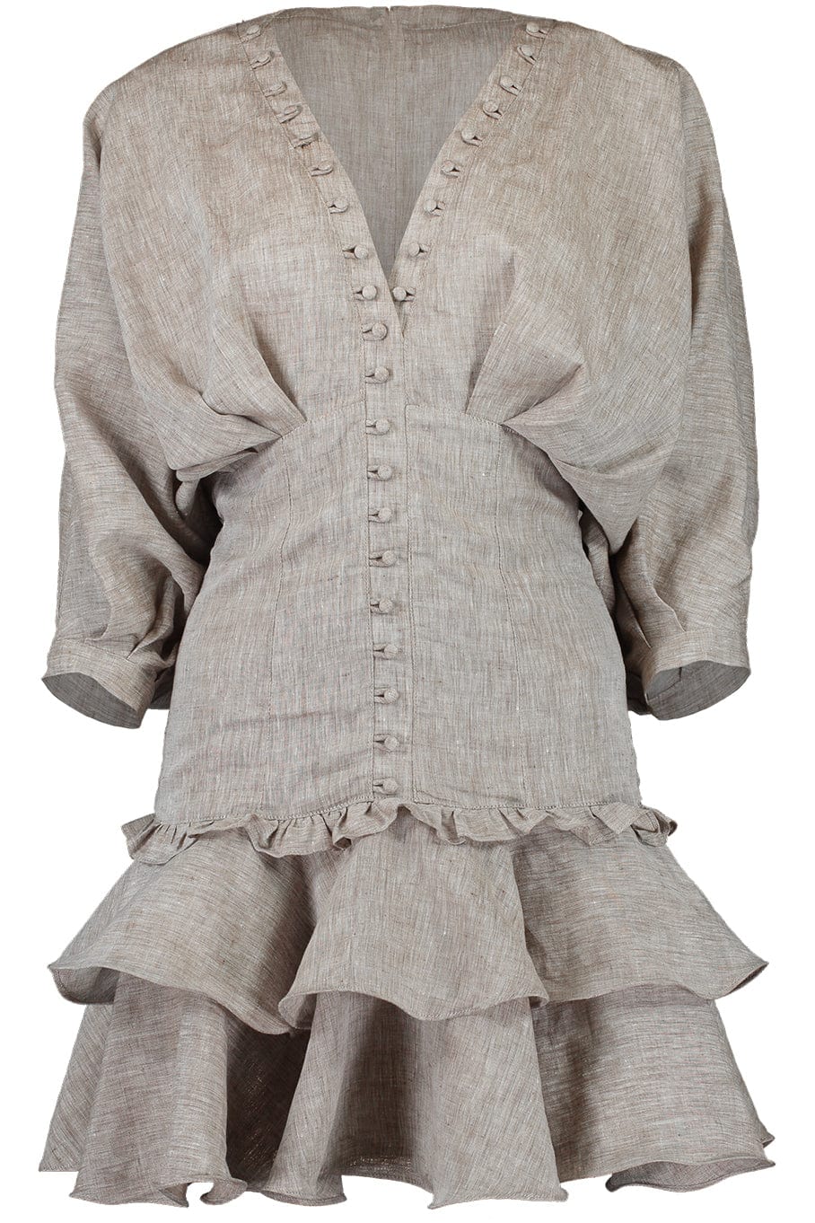 JOSLIN STUDIO-Elizabeth Ramie Mini Dress-