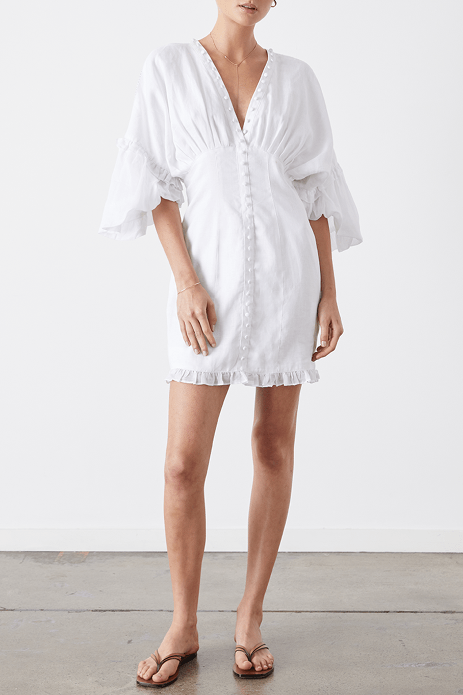 Taylor Linen Ramie Mini Dress