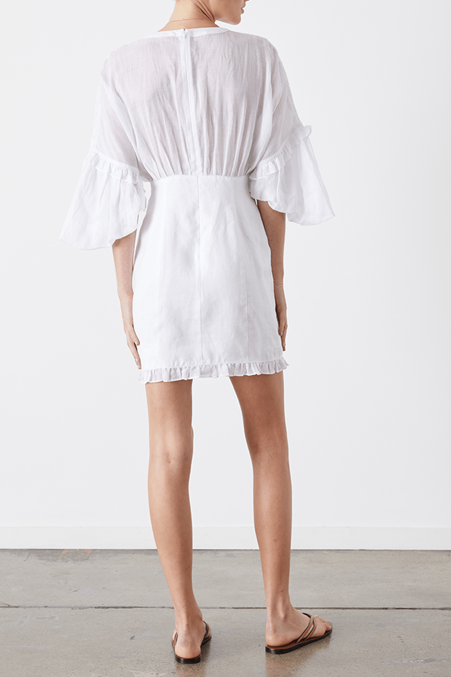 JOSLIN STUDIO-Taylor Linen Ramie Mini Dress-
