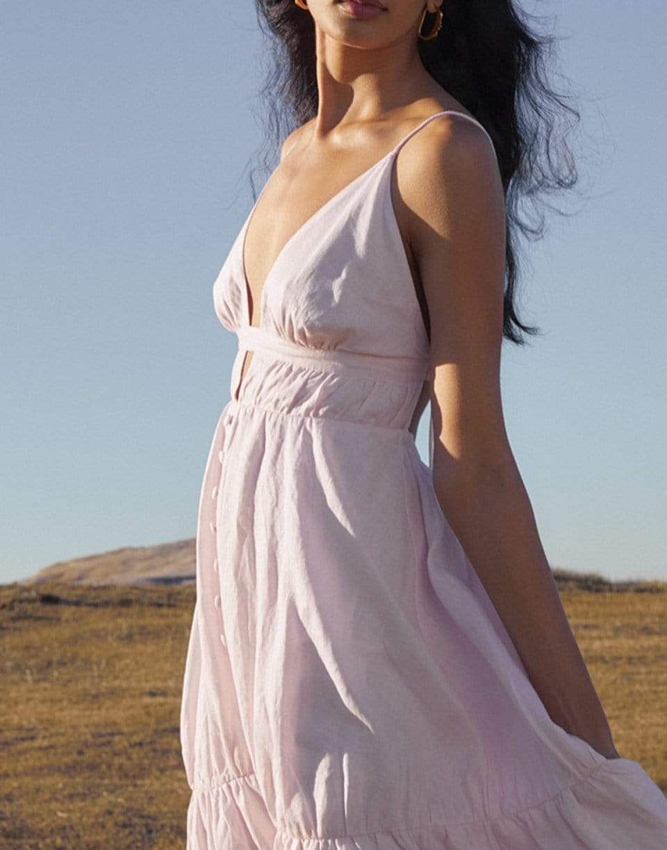 JOSLIN STUDIO-Liana Linen Ramie Maxi Dress-