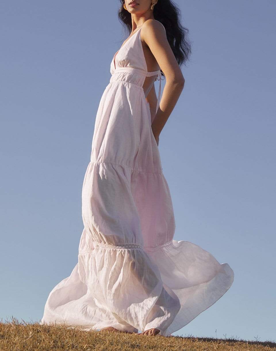 JOSLIN STUDIO-Liana Linen Ramie Maxi Dress-