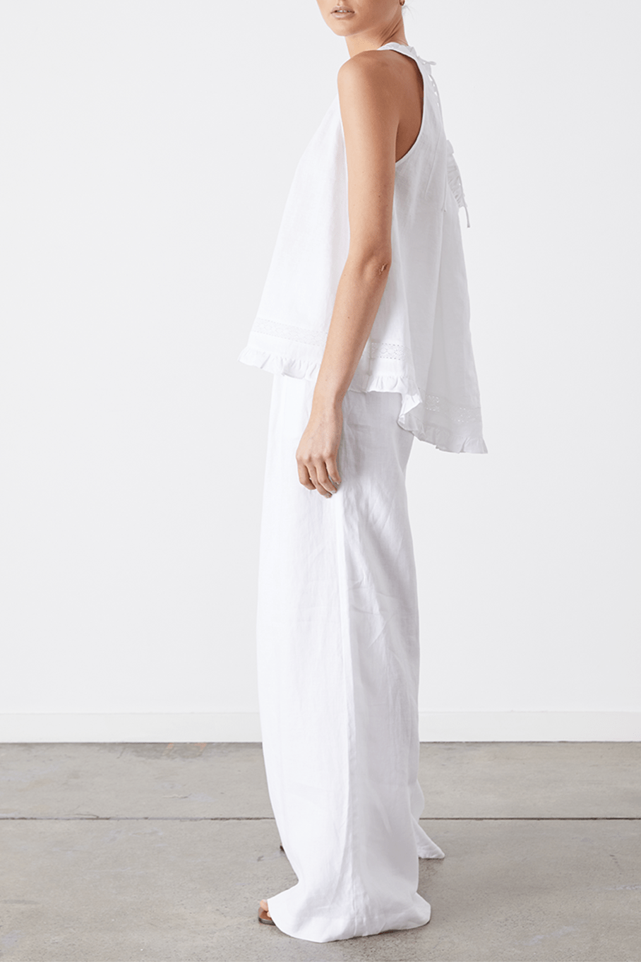 JOSLIN STUDIO-Sophia Linen Palazzo Pant-