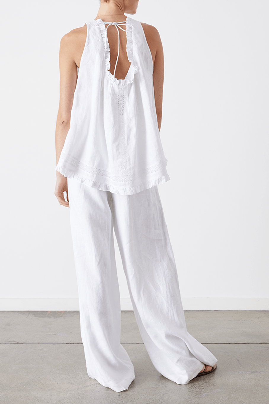 JOSLIN STUDIO-Sophia Linen Palazzo Pant-