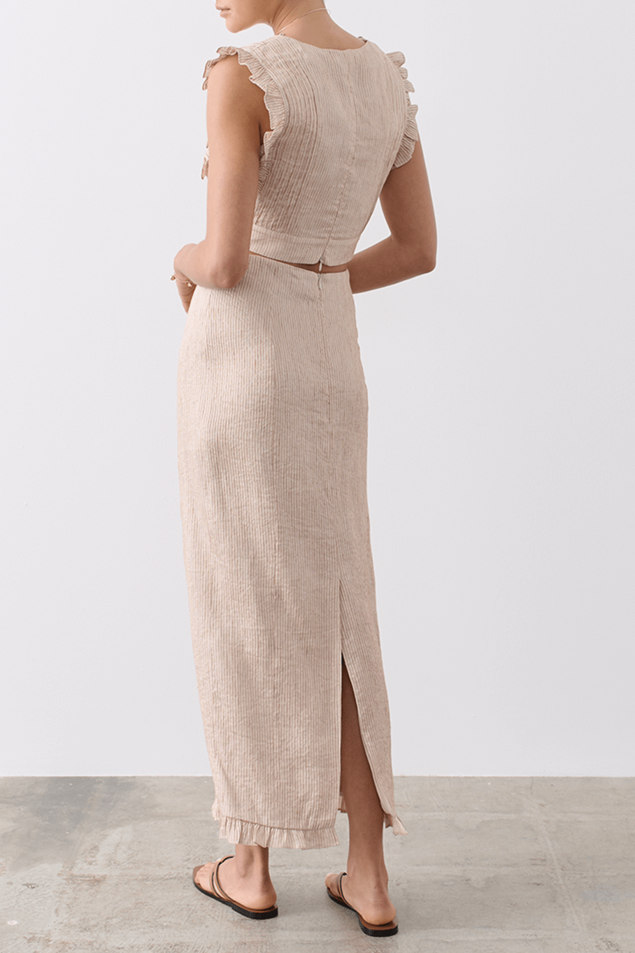 JOSLIN STUDIO-Eden Stripe Skirt-
