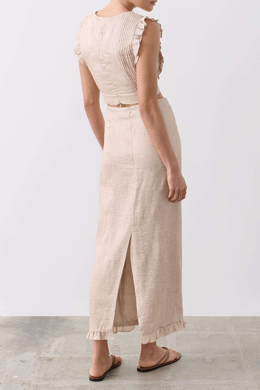 JOSLIN STUDIO-Eden Stripe Skirt-