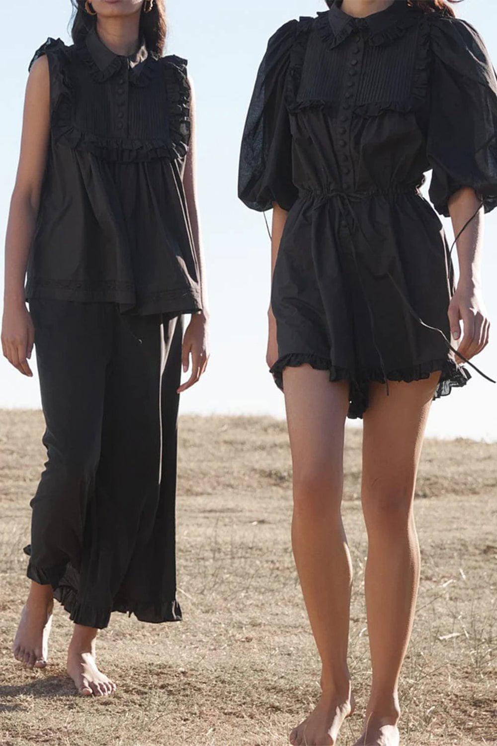 JOSLIN STUDIO-Maya Sleeveless Cotton Blouse-