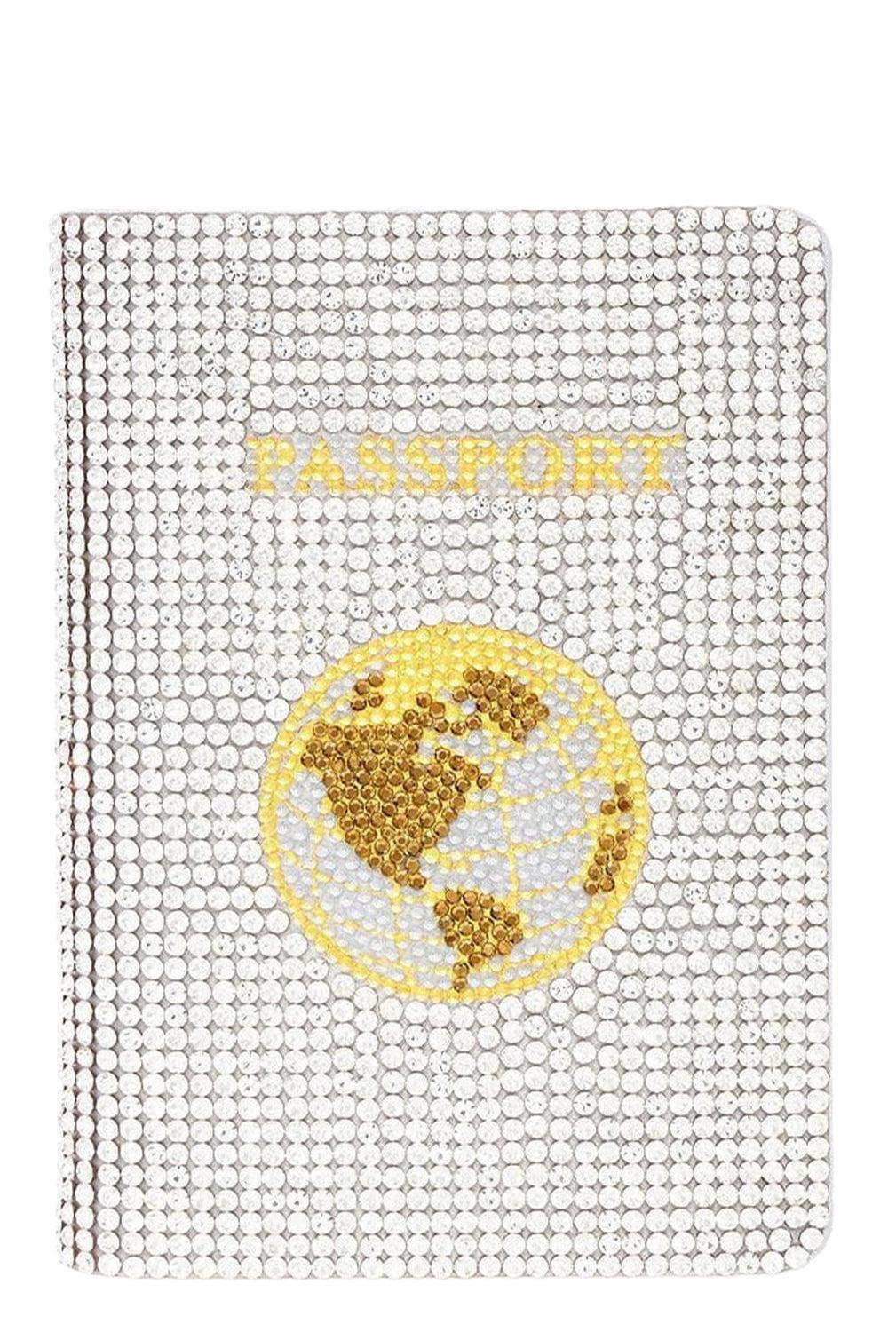 Traveler Passport Holder - Silver-RHINE-O/S-HANDBAGACCESSORIES-JUDITH LEIBER