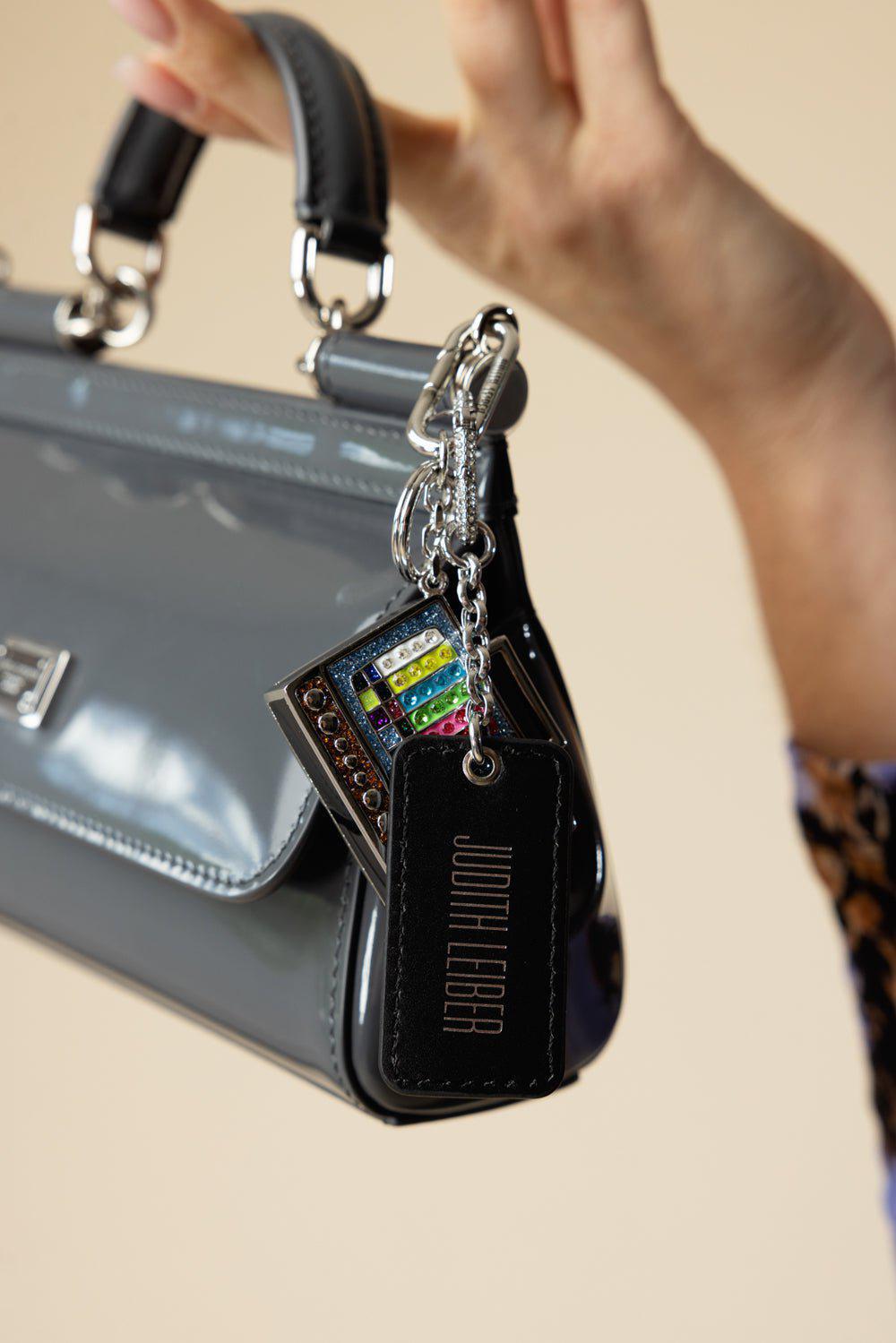 JUDITH LEIBER-Television Charm Set-SILVRMLT