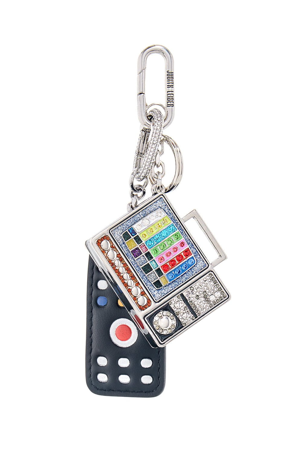 JUDITH LEIBER-Television Charm Set-SILVRMLT