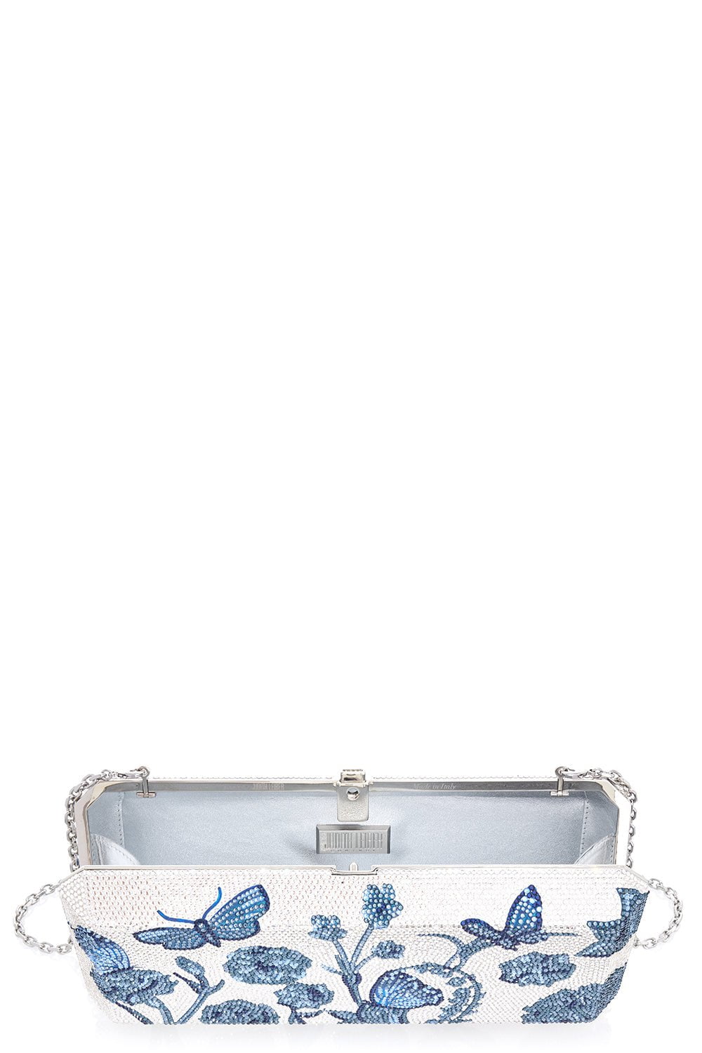JUDITH LEIBER-Slim Rectangle Clutch-BLUGARDN