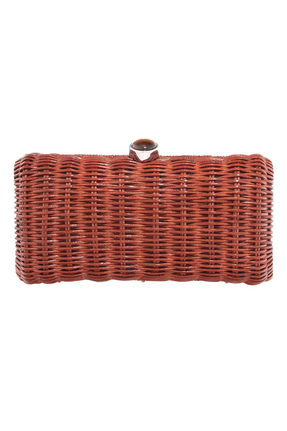 Poppy Basket Clutch-BROWN-O/S-HANDBAGCLUTCHES-JUDITH LEIBER