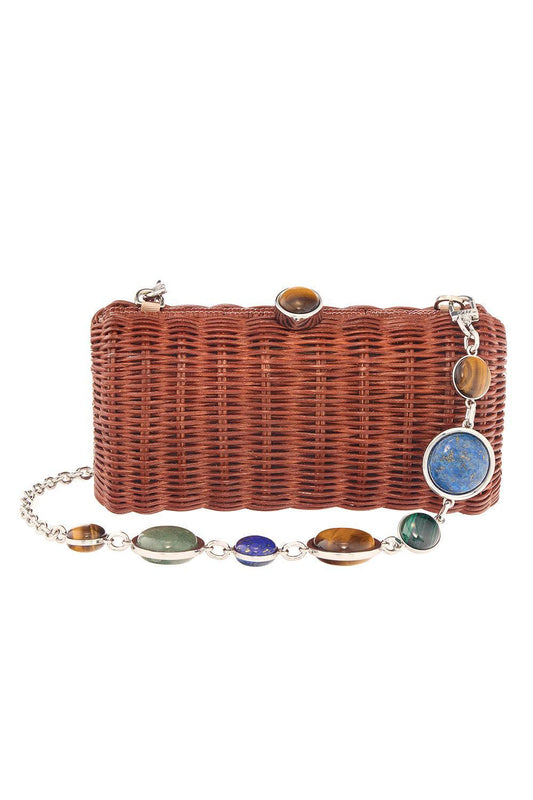 Poppy Basket Clutch-BROWN-O/S-HANDBAGCLUTCHES-JUDITH LEIBER