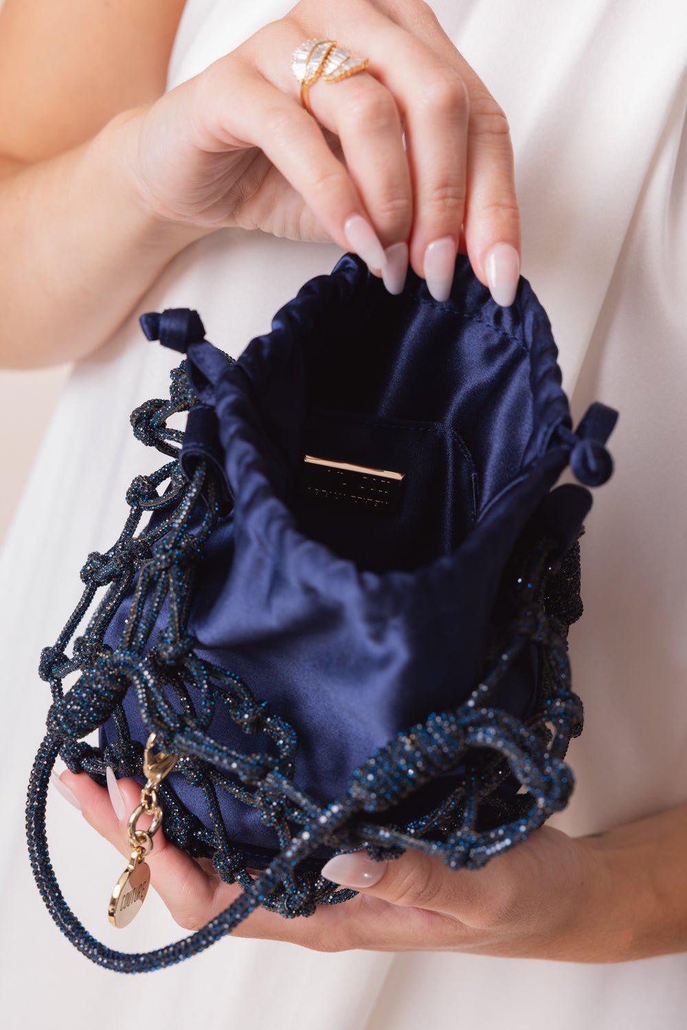 JUDITH LEIBER-Net Pouch-CHM/DKIN