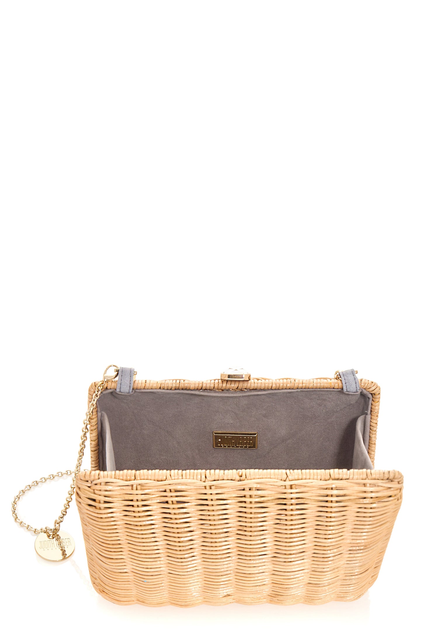 JUDITH LEIBER-Hailey Bag - Champagne Natural-CHMPG/NT