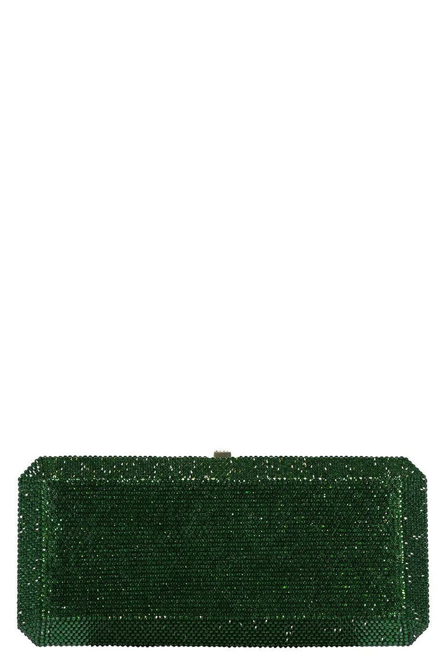 JUDITH LEIBER-Slim Rectangle Clutch - Indigo-LEAF
