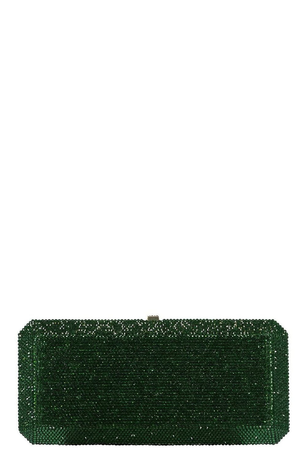 JUDITH LEIBER-Slim Rectangle Clutch - Indigo-LEAF