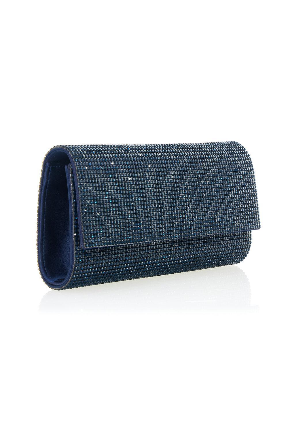Perry Clutch - Midnight Navy-MDNTNAVY-HANDBAGCLUTCHES-JUDITH LEIBER