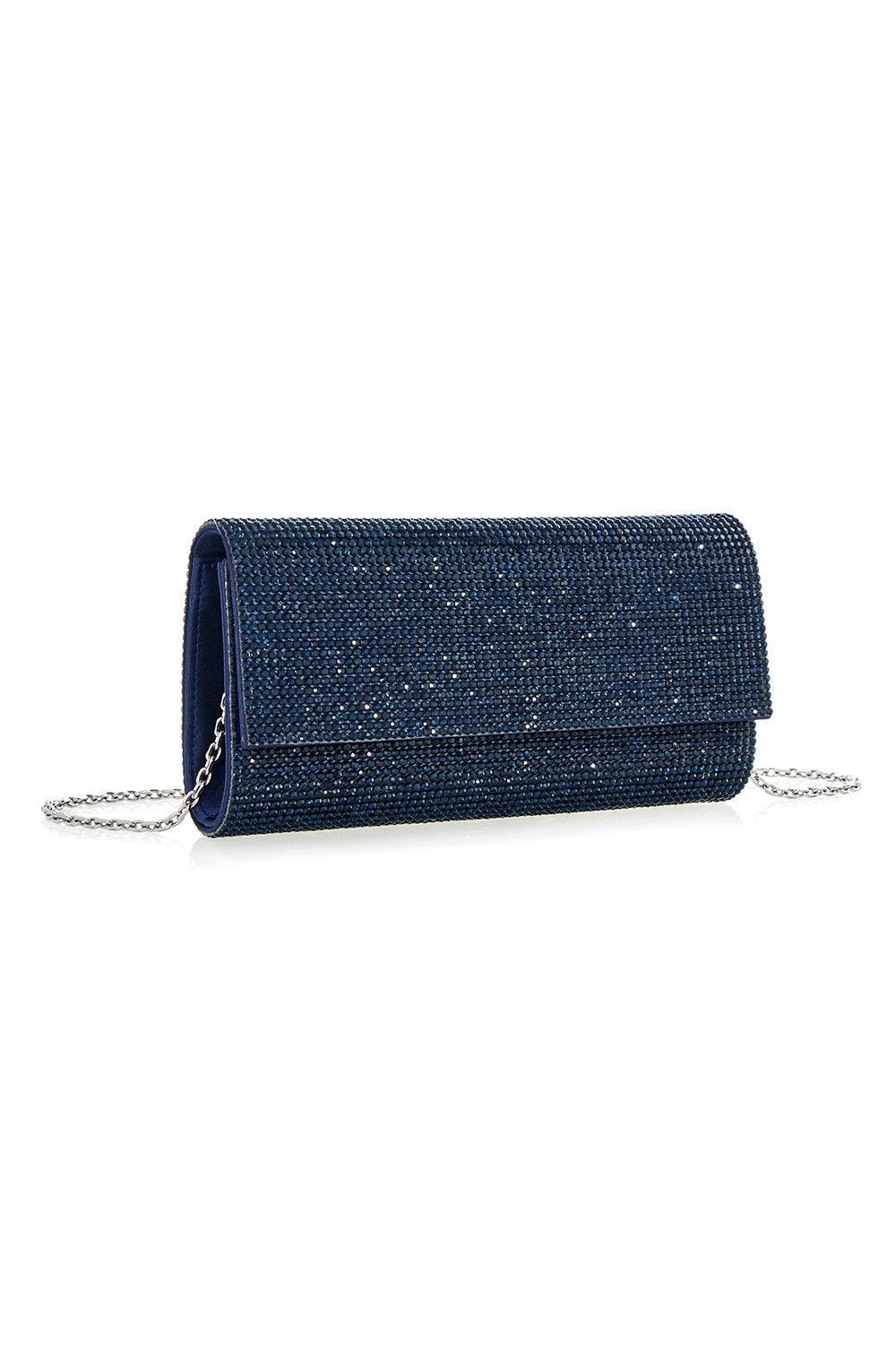 Perry Clutch - Midnight Navy-MDNTNAVY-HANDBAGCLUTCHES-JUDITH LEIBER