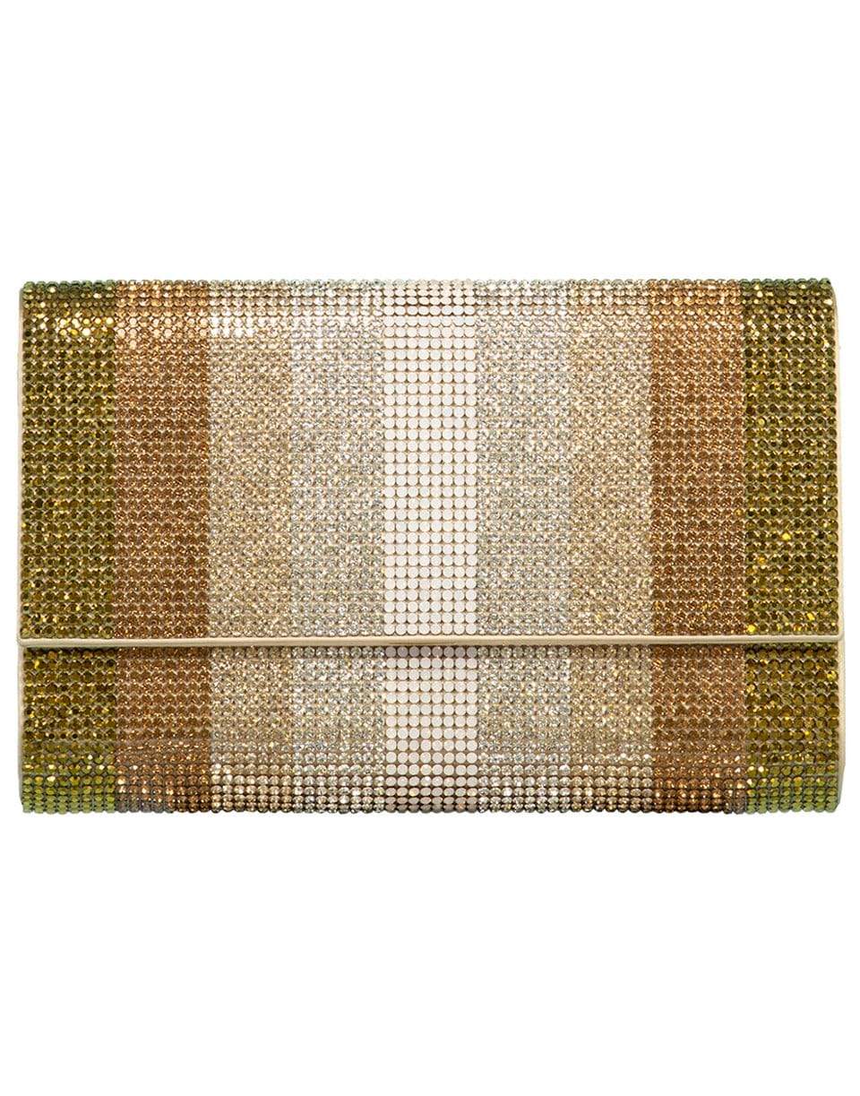 JUDITH LEIBER-Fizzoni Clutch - Stripes-MULTI