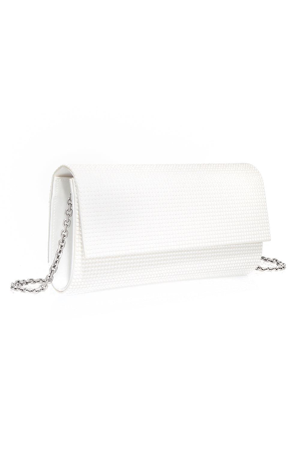 Perry Clutch - Pearl-PEARL-HANDBAGCLUTCHES-JUDITH LEIBER