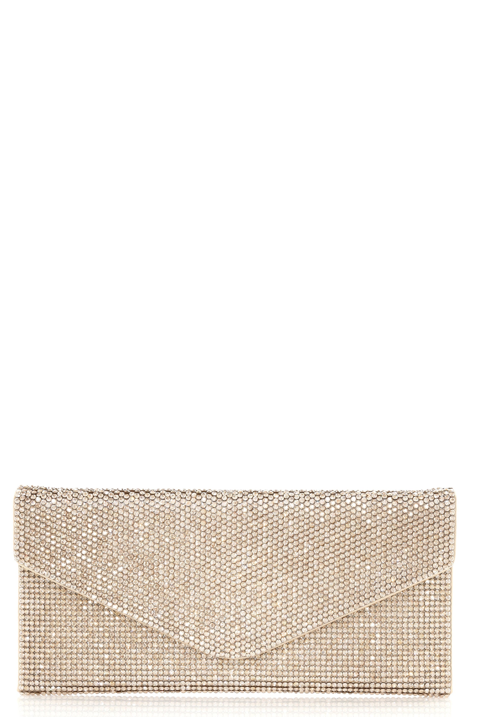 JUDITH LEIBER-Envelope Clutch - Champagne Prosecco-PROSECCO
