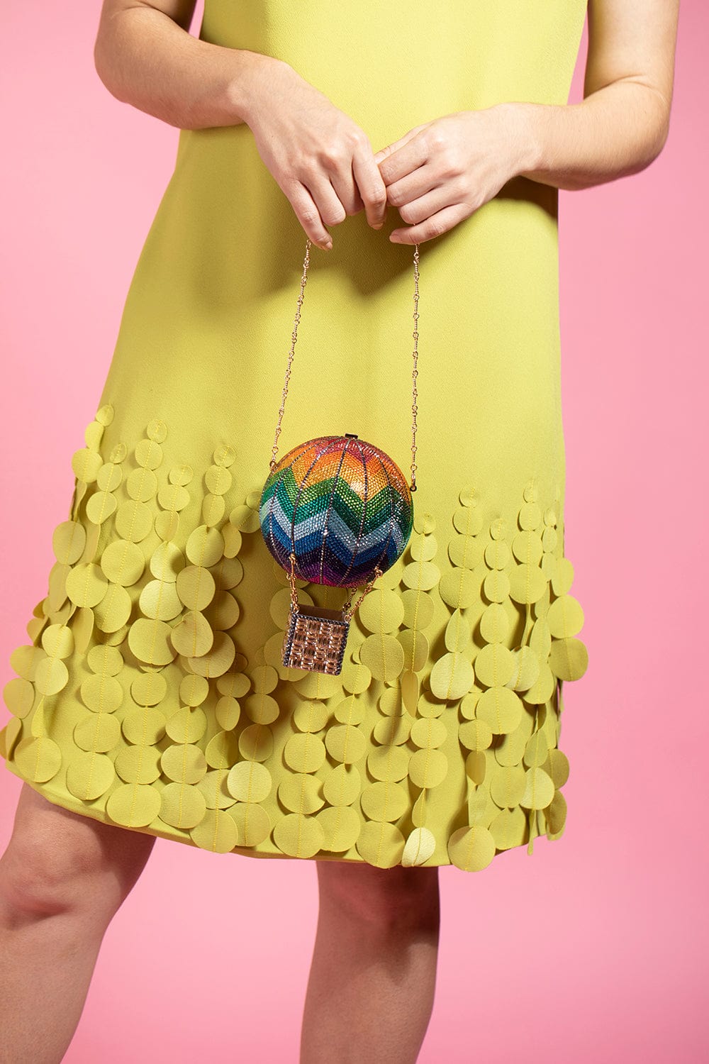 JUDITH LEIBER-Hot Air Balloon Bag-RAINBOW