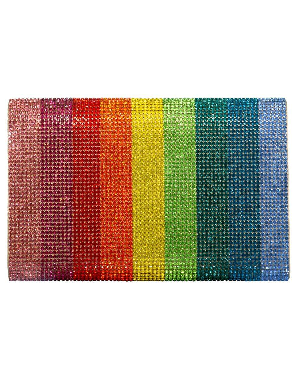JUDITH LEIBER-Fizzoni Clutch - Rainbow-RAINBOW