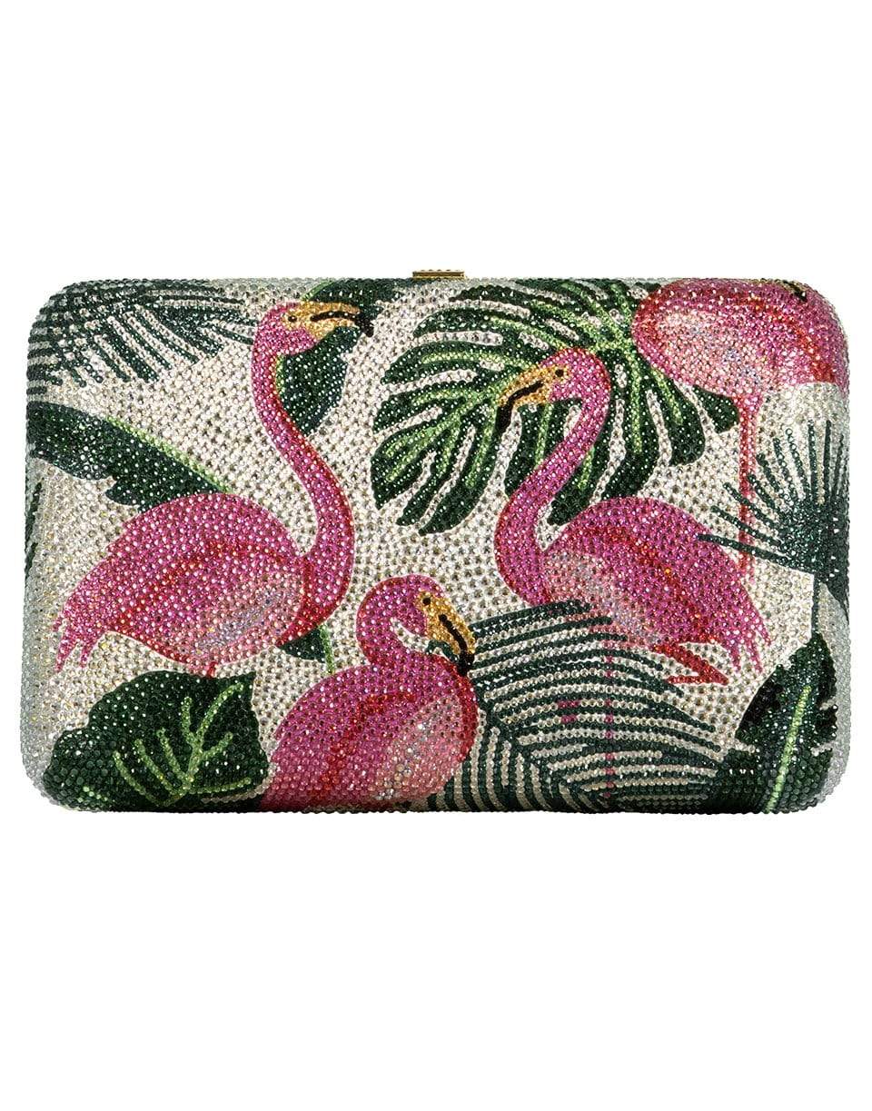 JUDITH LEIBER-Seamless The Flamingo Clutch-RHINE