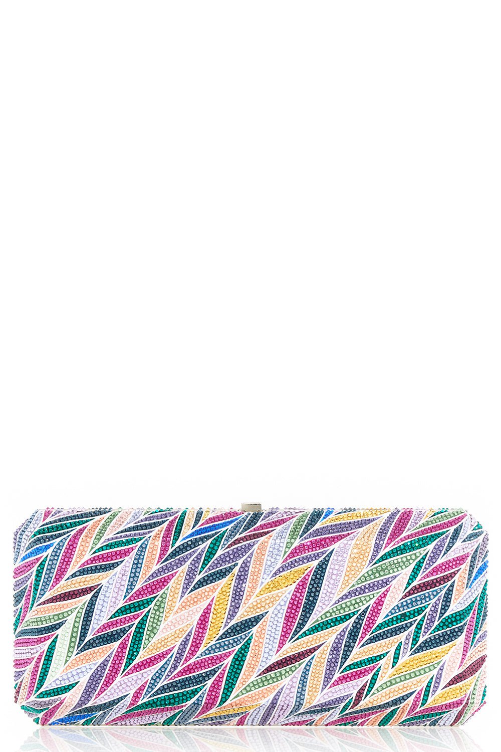 JUDITH LEIBER-Slim Rectangle Clutch - Mural-RHN/MULT
