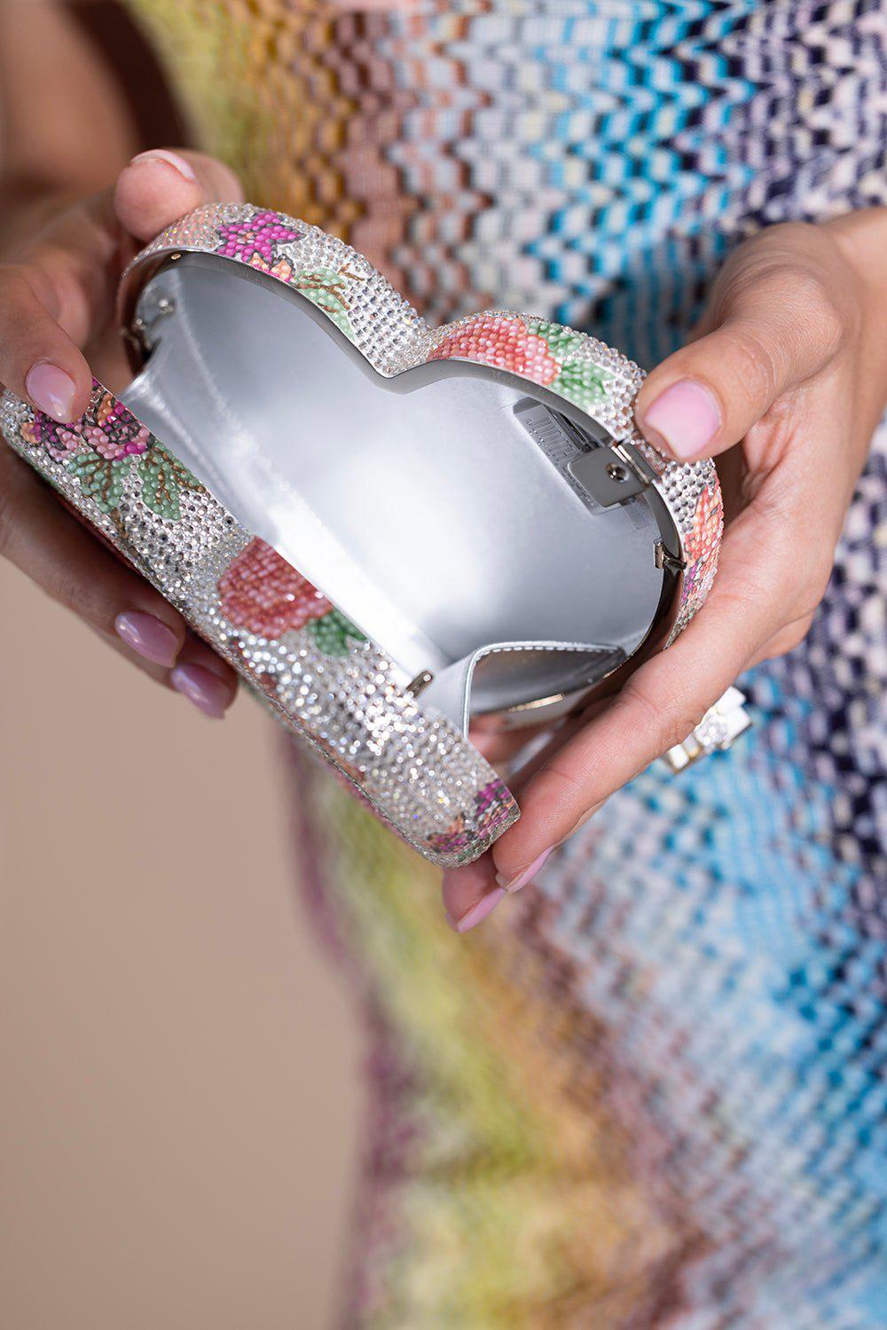 JUDITH LEIBER-Heart Clutch-SCRTGARD
