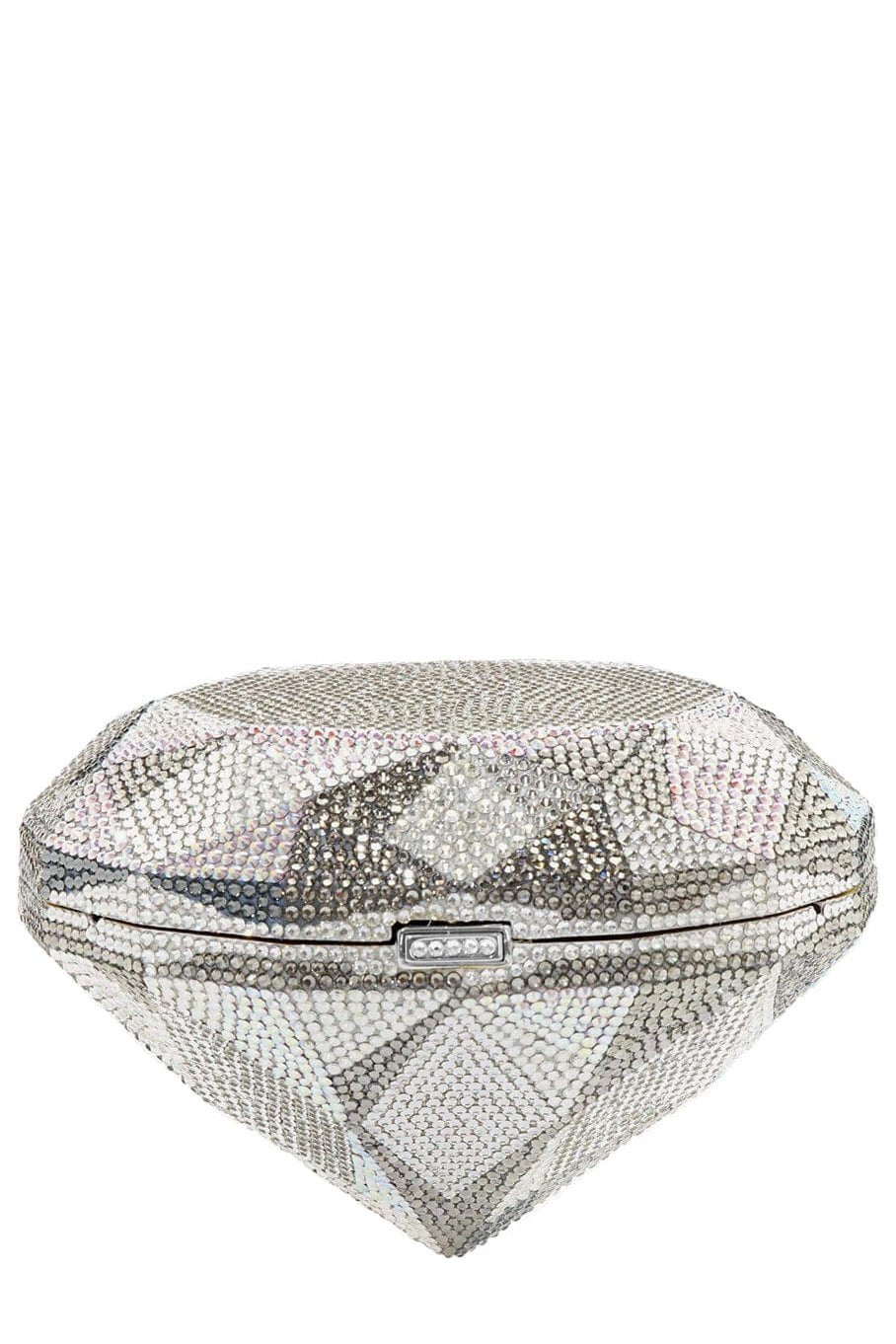 JUDITH LEIBER-Diamond Flawless Clutch-SILVER MULTI