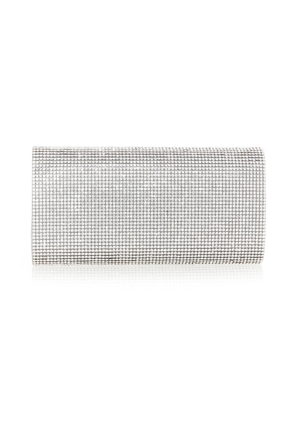 Perry Clutch - Silver-SILVER-O/S-HANDBAGCLUTCHES-JUDITH LEIBER