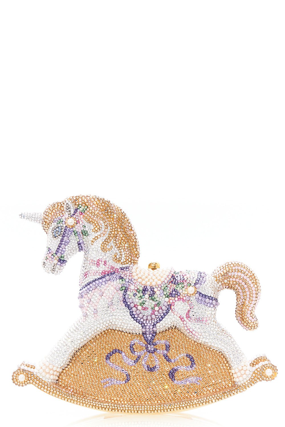 JUDITH LEIBER-Rocking Horse Clutch-WILLOW