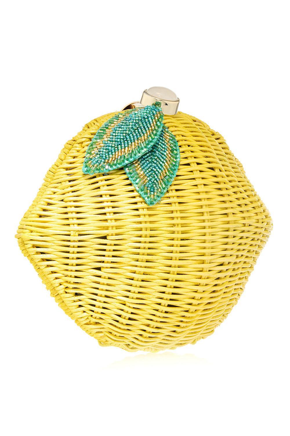 Lemon Basket Clutch-YELLOW-O/S-HANDBAGCLUTCHES-JUDITH LEIBER