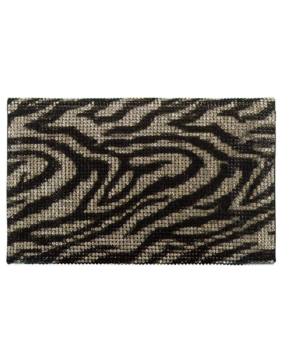 JUDITH LEIBER-Square Envelope Zebra-ZEBRA